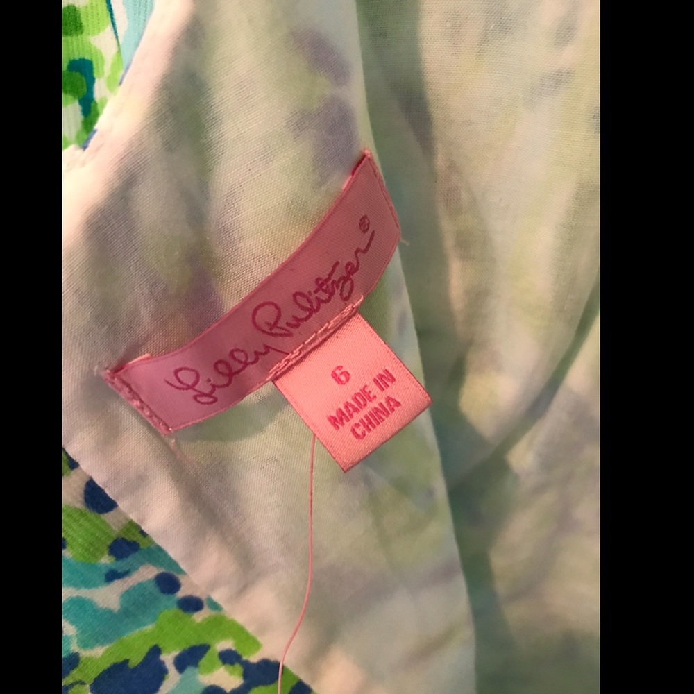 NWT Lilly Pulitzer BLUE HEAVEN CATHY SHIFT Size 6 - Picture 4 of 5